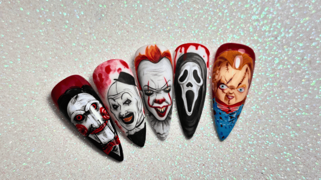 curso de nail art terror realista