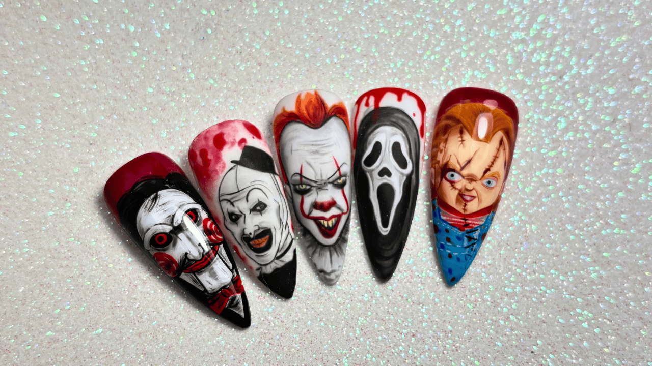 curso de nail art terror realista