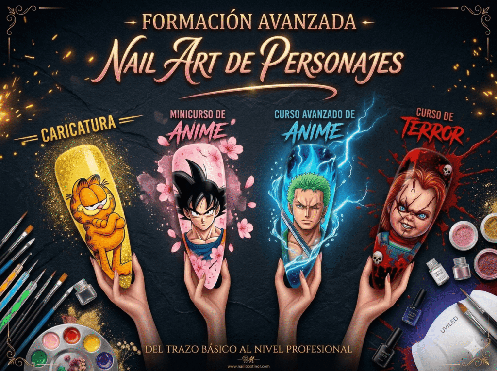 cursos de nail art y manicure, nail art, manicure